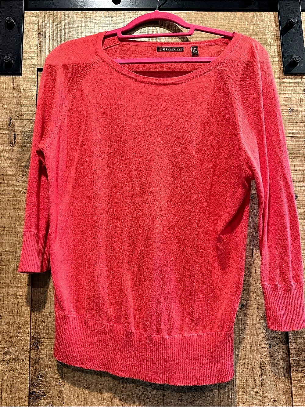 525 america Red Crewneck Sweater